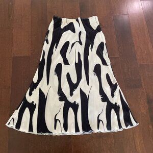 Shein LIght and Airy Black & White Skirt